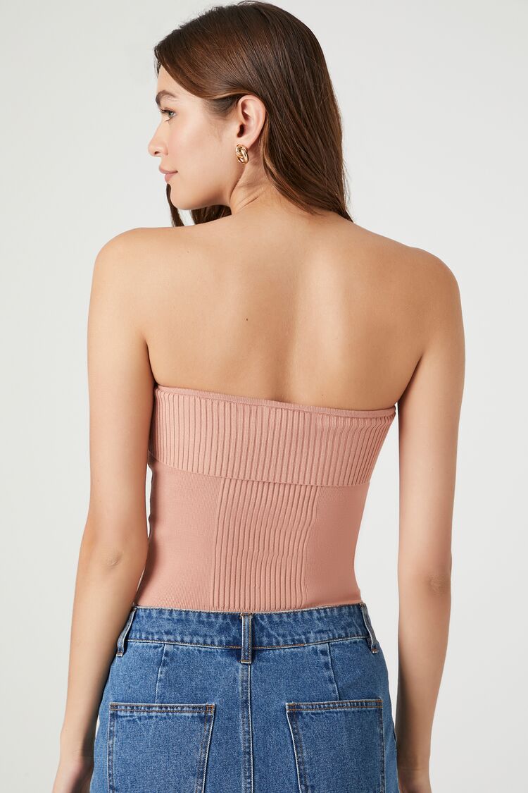 Ribbed Knit Tube Top