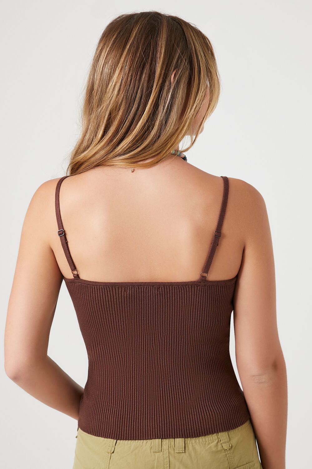 Ribbed Sweater-Knit Cami