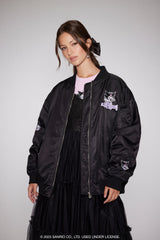Kuromi Patch Bomber Jacket