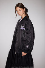 Kuromi Patch Bomber Jacket