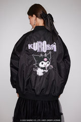 Kuromi Patch Bomber Jacket