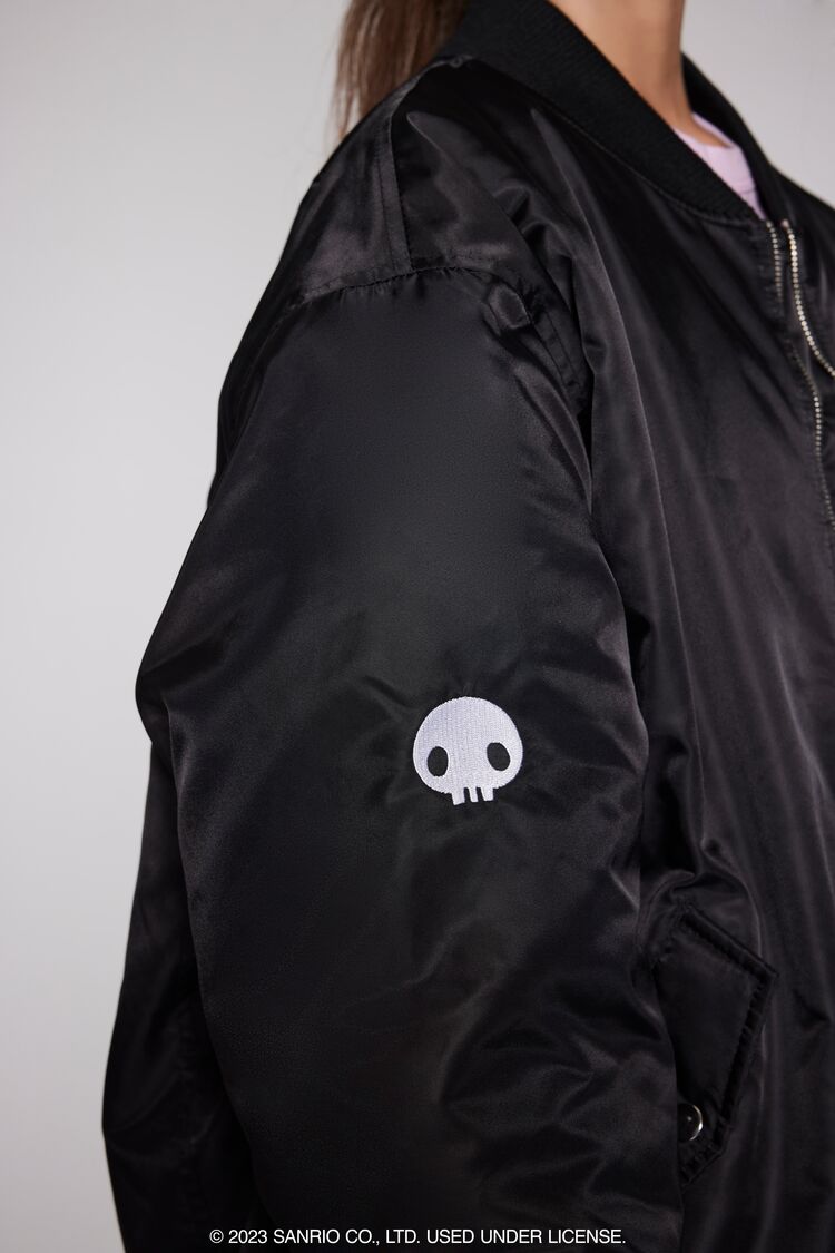 Kuromi Patch Bomber Jacket