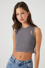 Seamless Cutout Crop Top