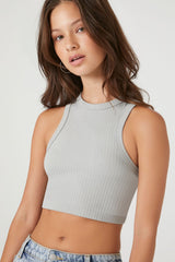 Contour Sculpt Racerback Cropped Tank Top