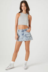 Contour Sculpt Racerback Cropped Tank Top