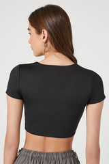 Contour Sculpt Cropped Tee