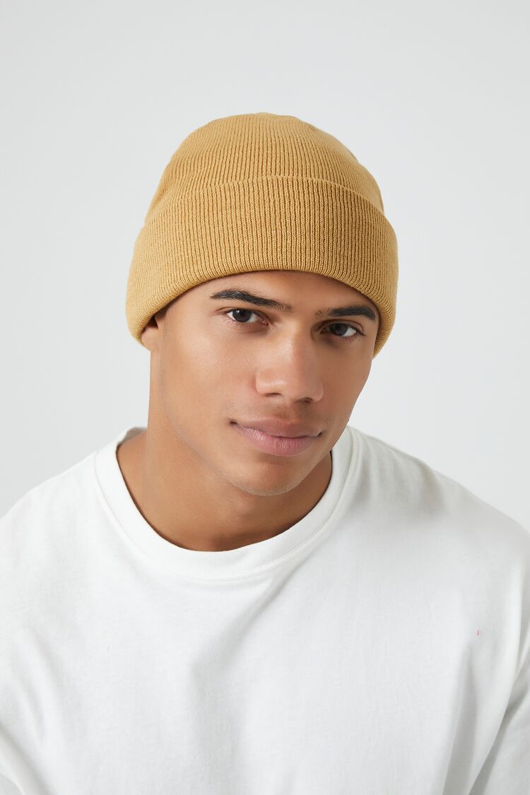 Ribbed Foldover Beanie
