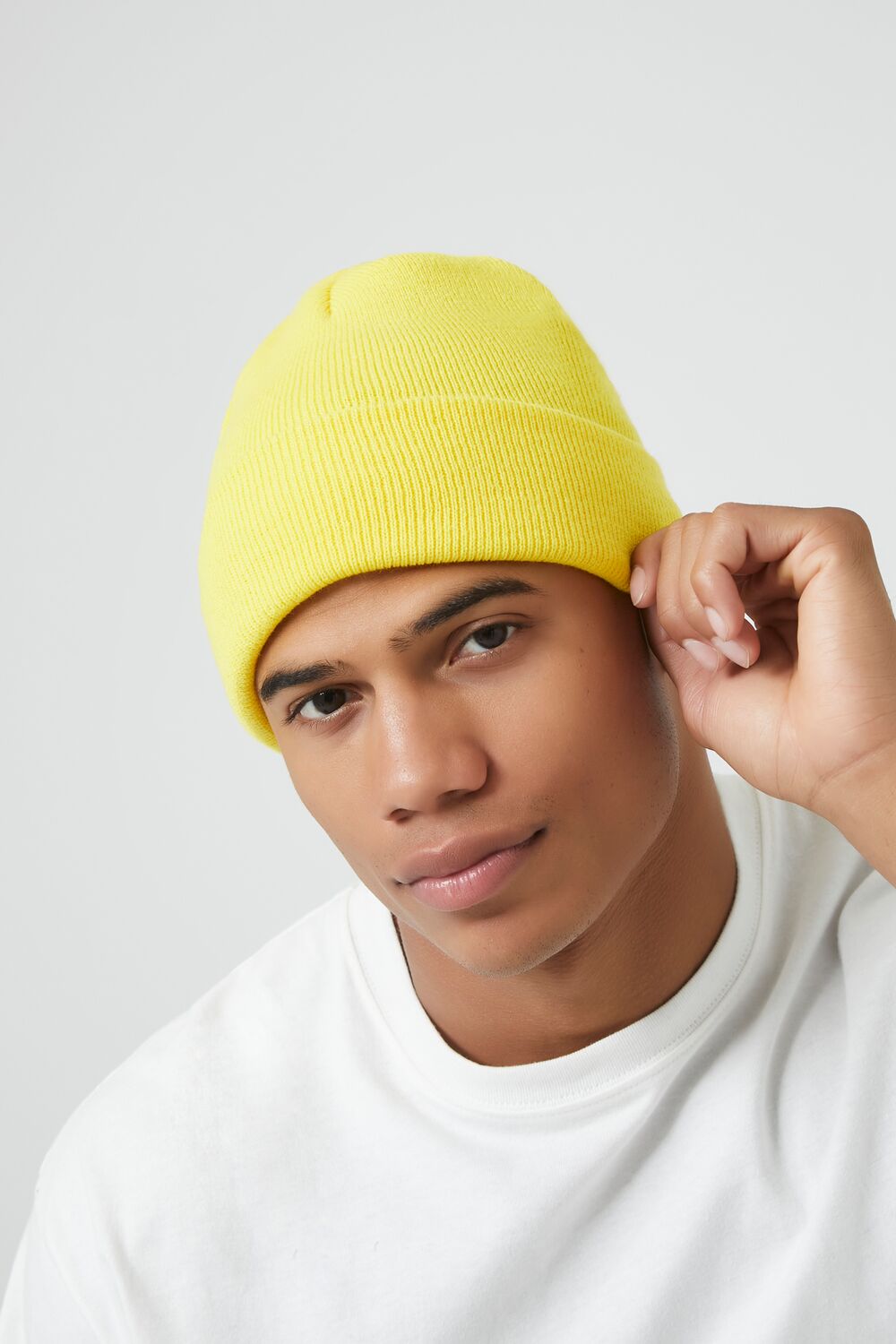 Ribbed Foldover Beanie