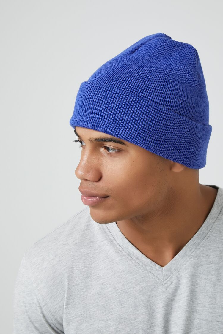 Ribbed Foldover Beanie
