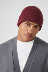 Ribbed Foldover Beanie