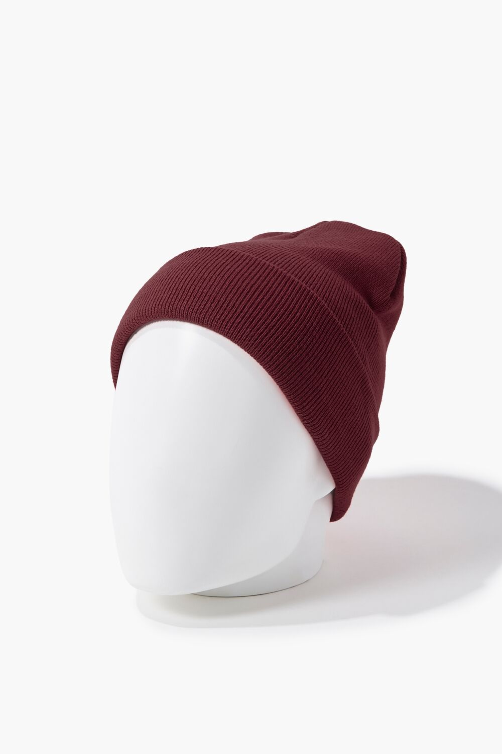 Ribbed Foldover Beanie