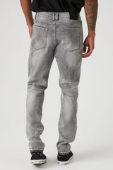 Distressed Slim-Fit Jeans
