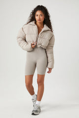 Cropped Puffer Jacket