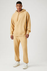 Textured Toggle Drawstring Hoodie