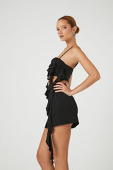 Ruffle-Trim Cropped Cami