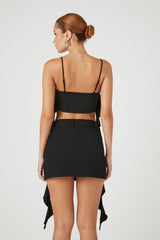 Ruffle-Trim Cropped Cami