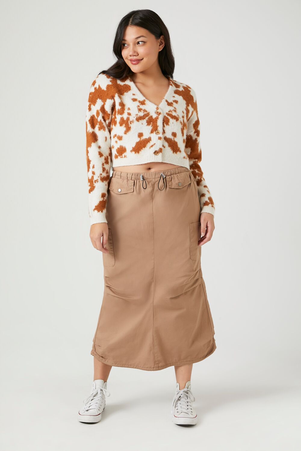 Cargo Midi Skirt