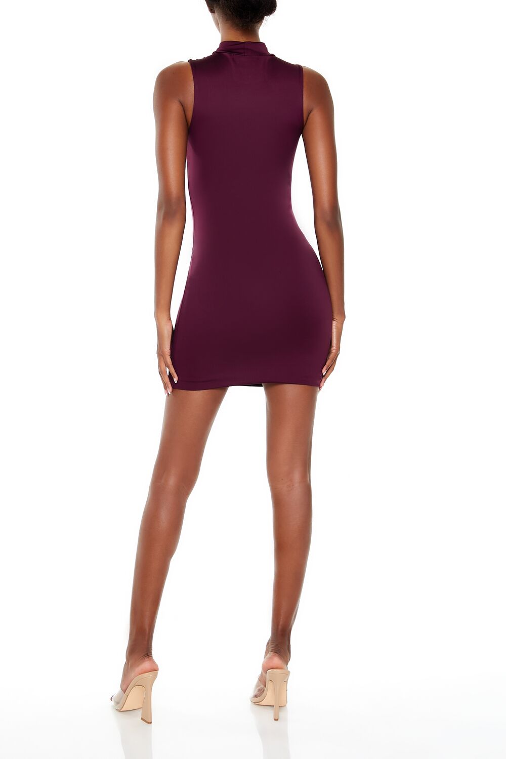 Contour Mock Neck Mini Dress