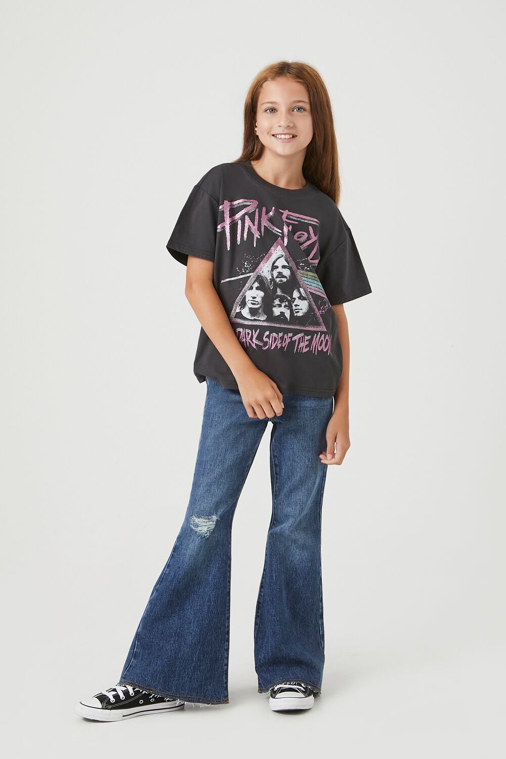 Girls Pink Floyd Graphic Tee (Kids)