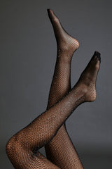 Rhinestone Fishnet Tights