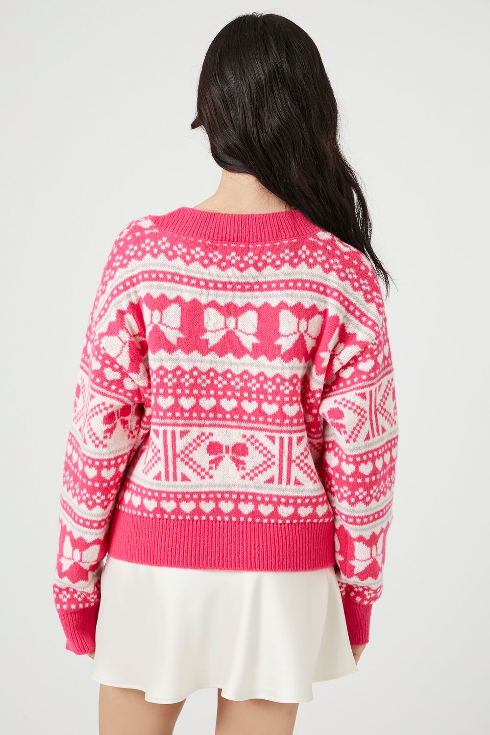 Fair Isle V-Neck Sweater