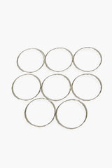 Textured Bangle Bracelet Set