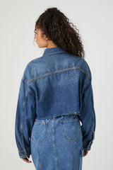 Cropped Denim Shirt
