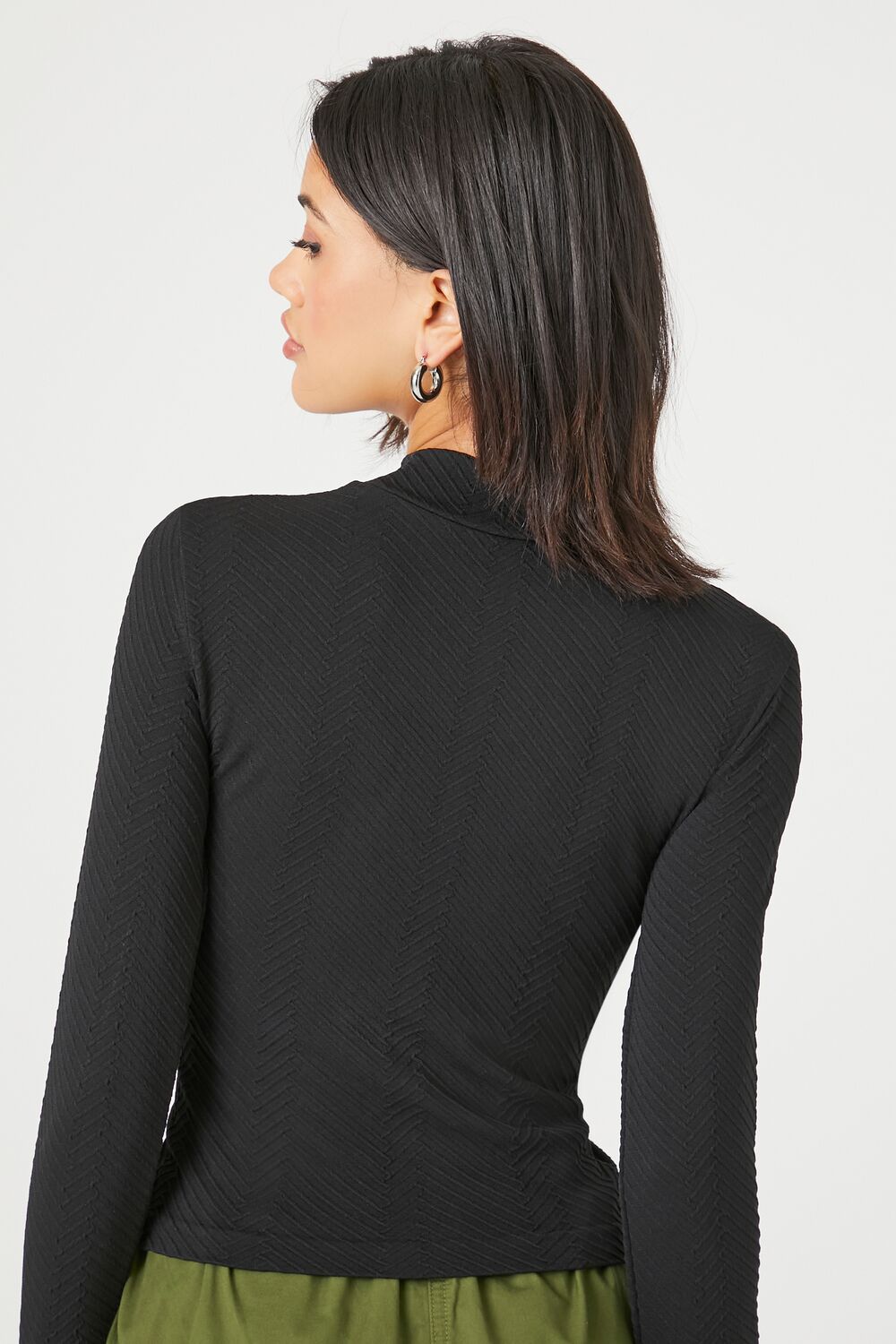 Seamless Mock Neck Top