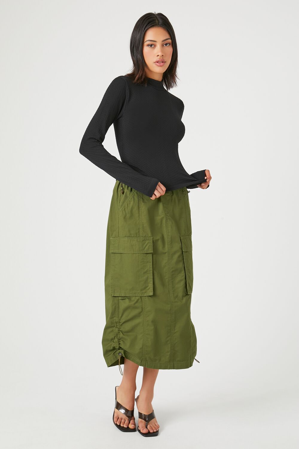 Seamless Mock Neck Top