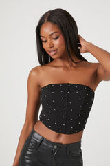 Cropped Corset Tube Top