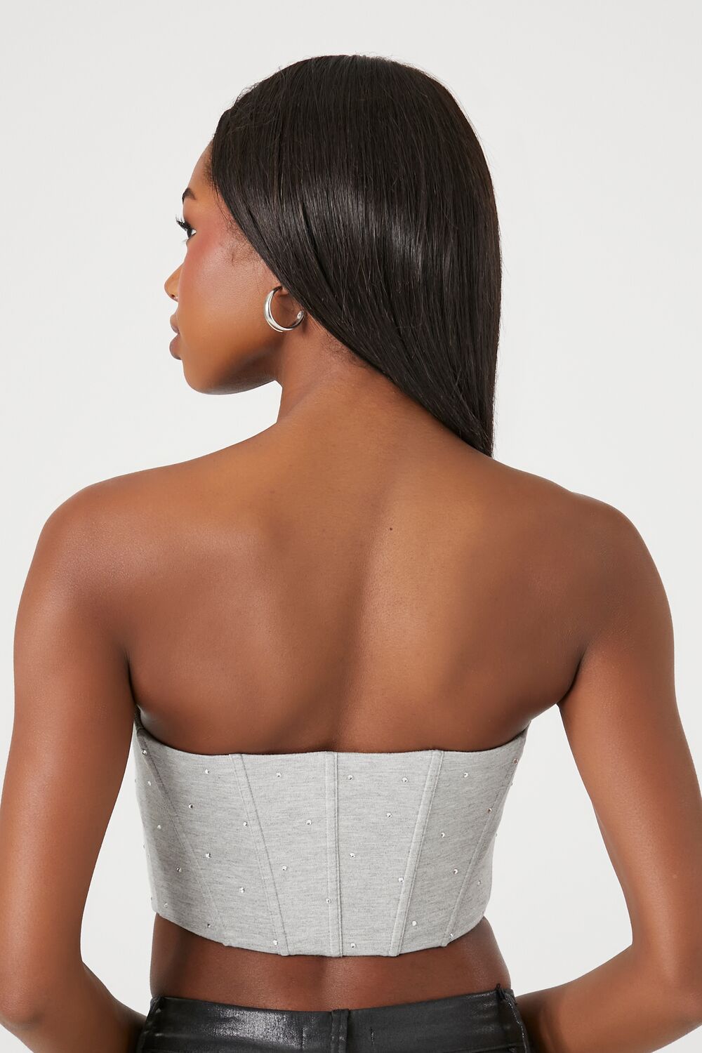 Cropped Corset Tube Top