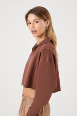 Half-Zip Cropped Pullover
