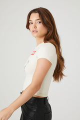 Casper Graphic Cropped Tee