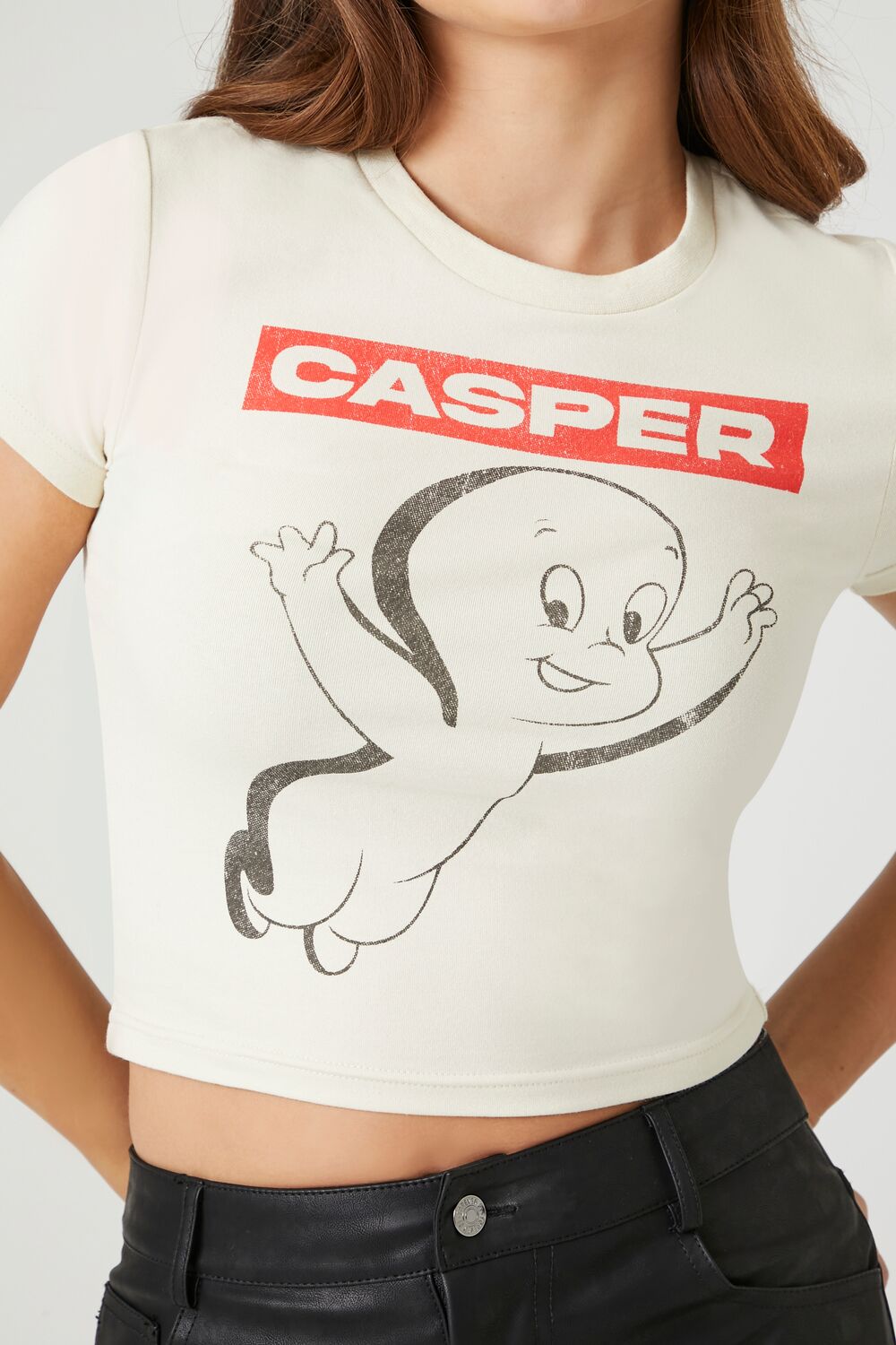 Casper Graphic Cropped Tee