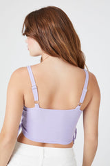 Tigers 60 Lace-Up Cropped Tank Top