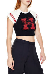 Raglan Harvard Graphic Baby Tee