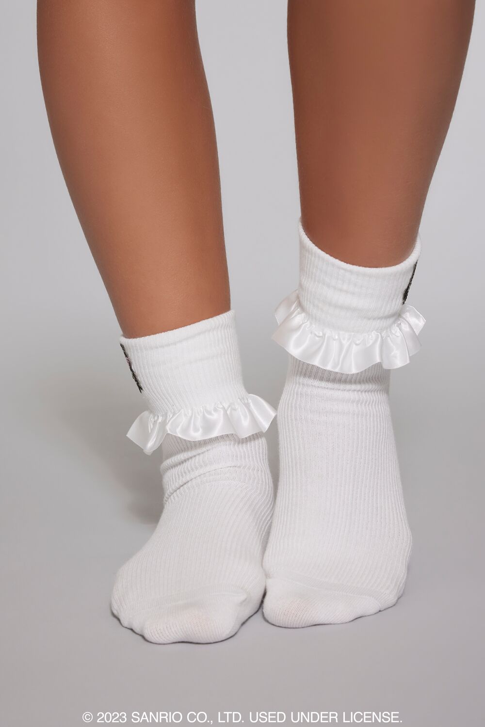 Ruffle Hello Kitty Crew Socks
