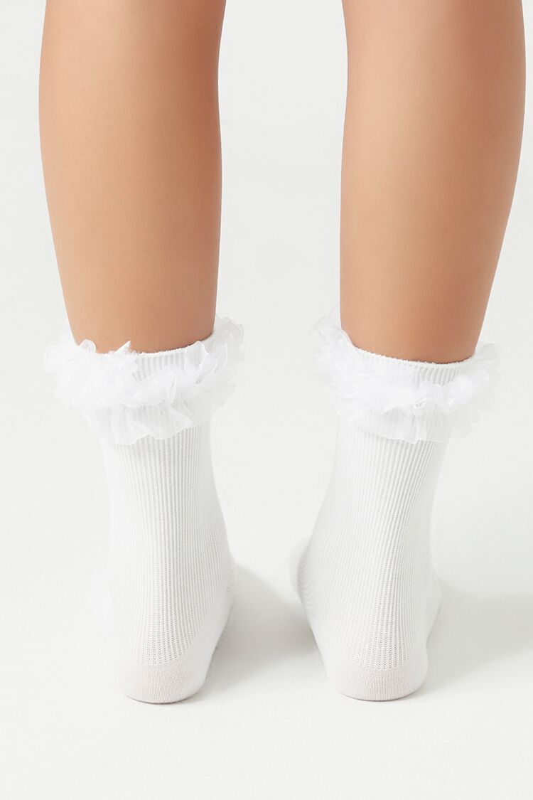 Ruffle-Trim Crew Socks