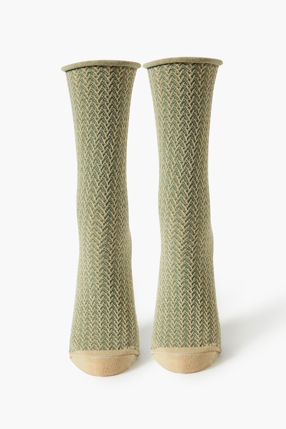 Herringbone Crew Socks