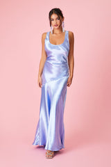 Satin Maxi Dress