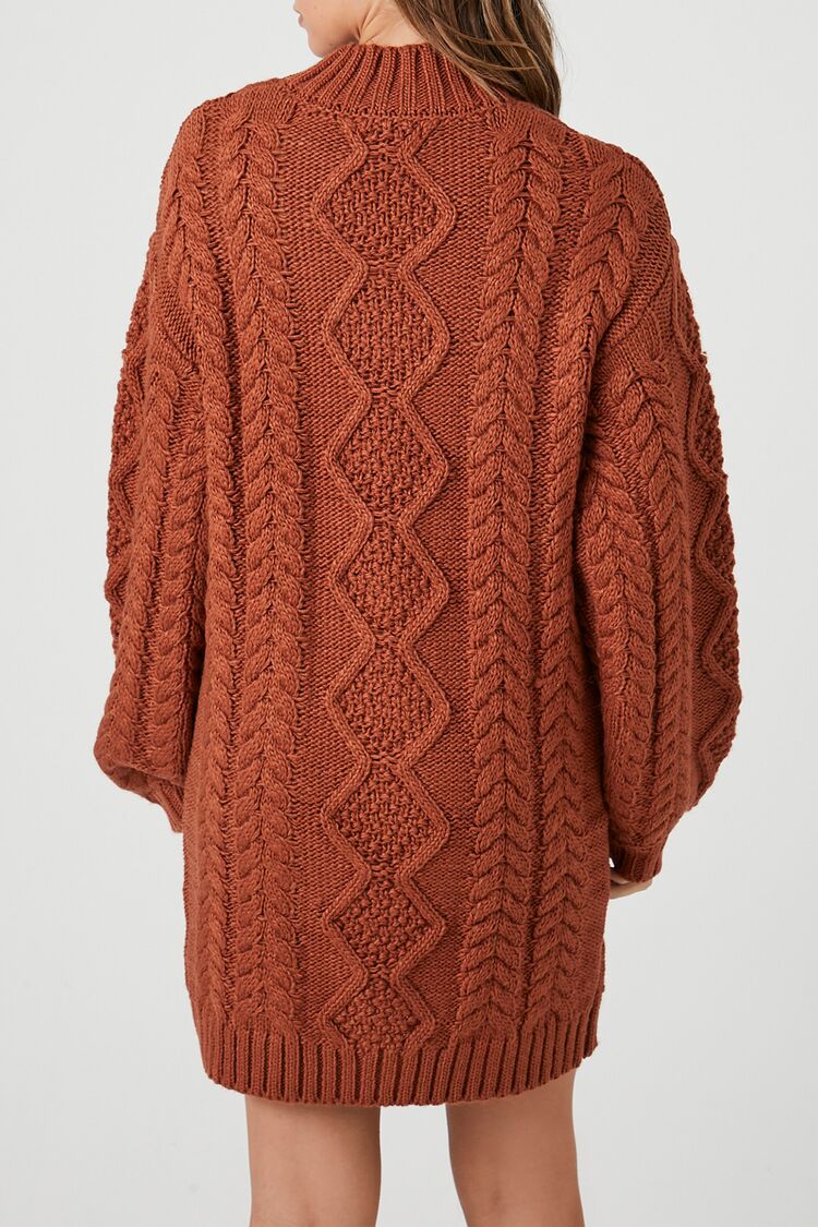 Cable Knit Sweater Mini Dress