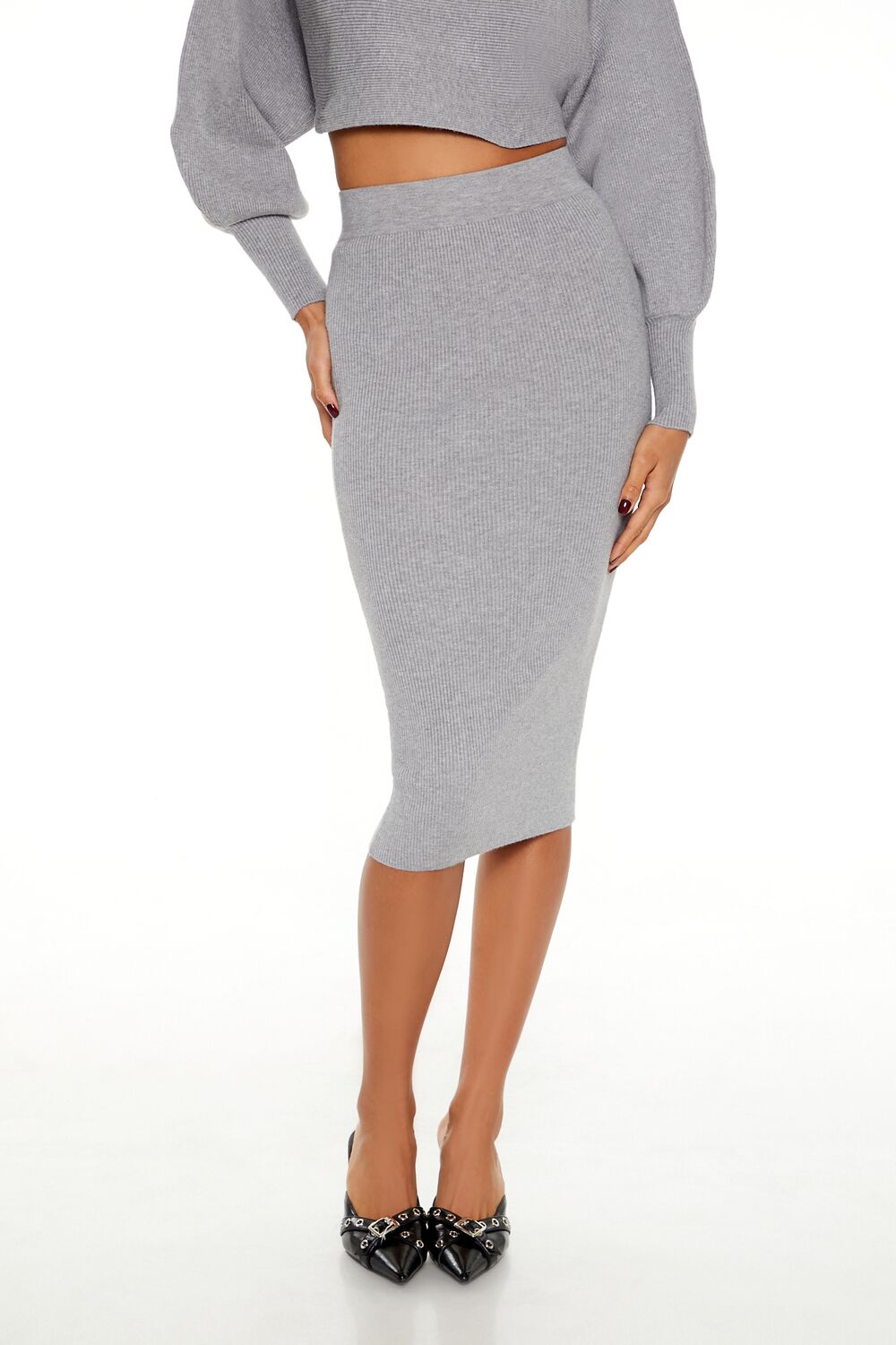 Turtleneck Sweater & Skirt Set