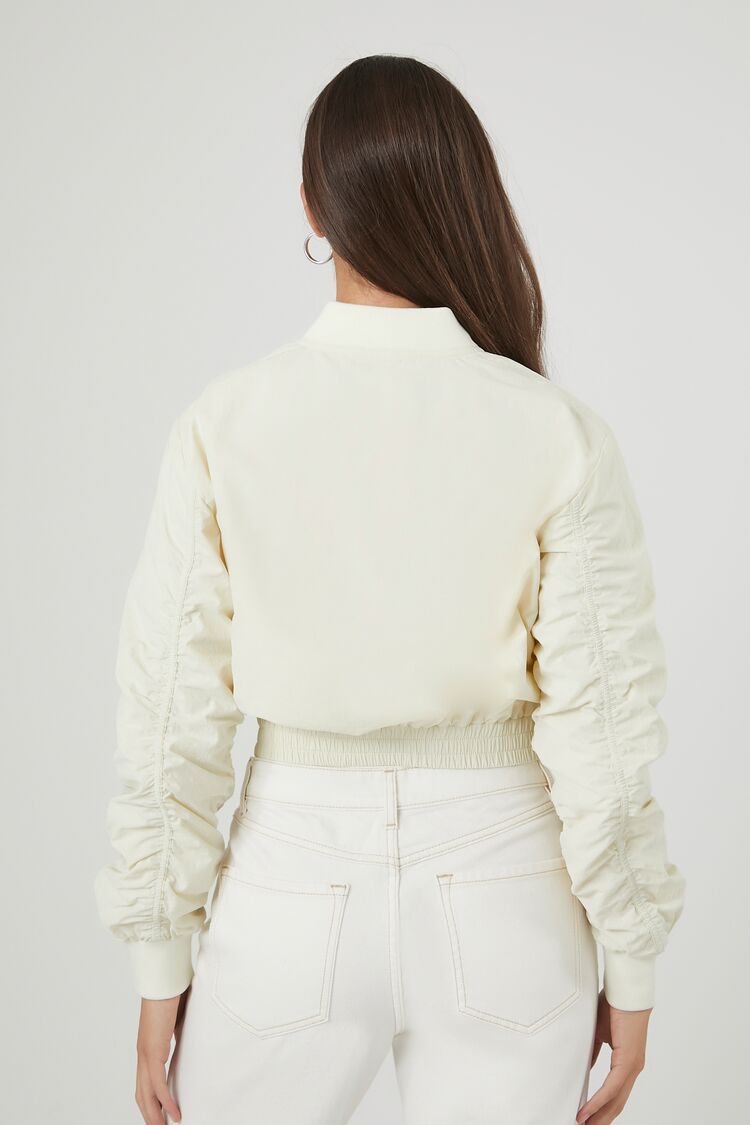 Cropped Bomber Jacket