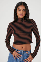 Striped Turtleneck Sweater