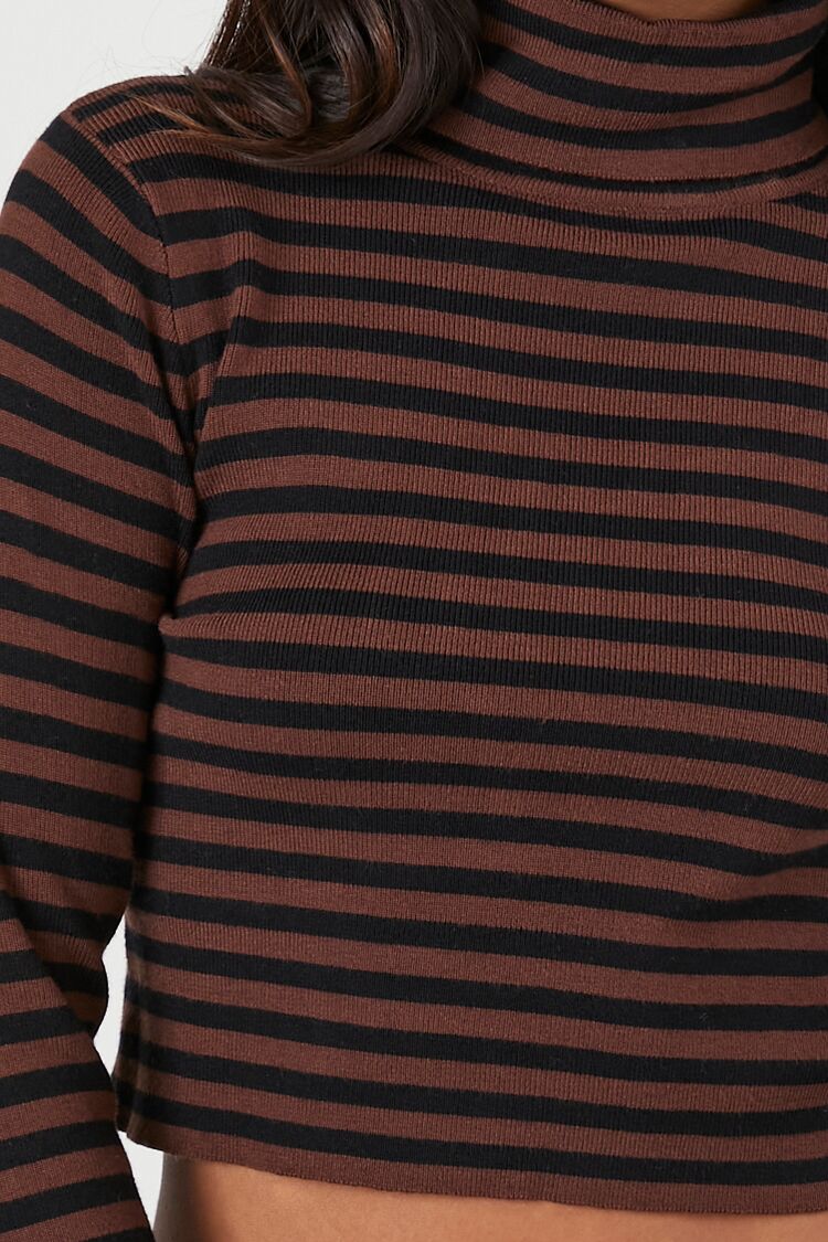 Striped Turtleneck Sweater