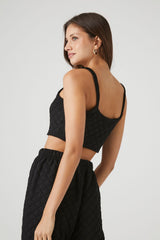 Quilted Cropped Cami