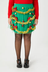 Plus Size Mesh Christmas Tree Skirt
