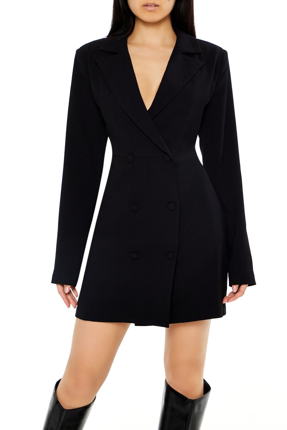 Double-Breasted Blazer Dress