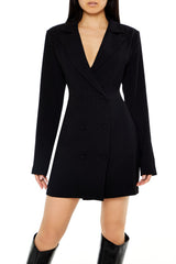 Double-Breasted Blazer Dress