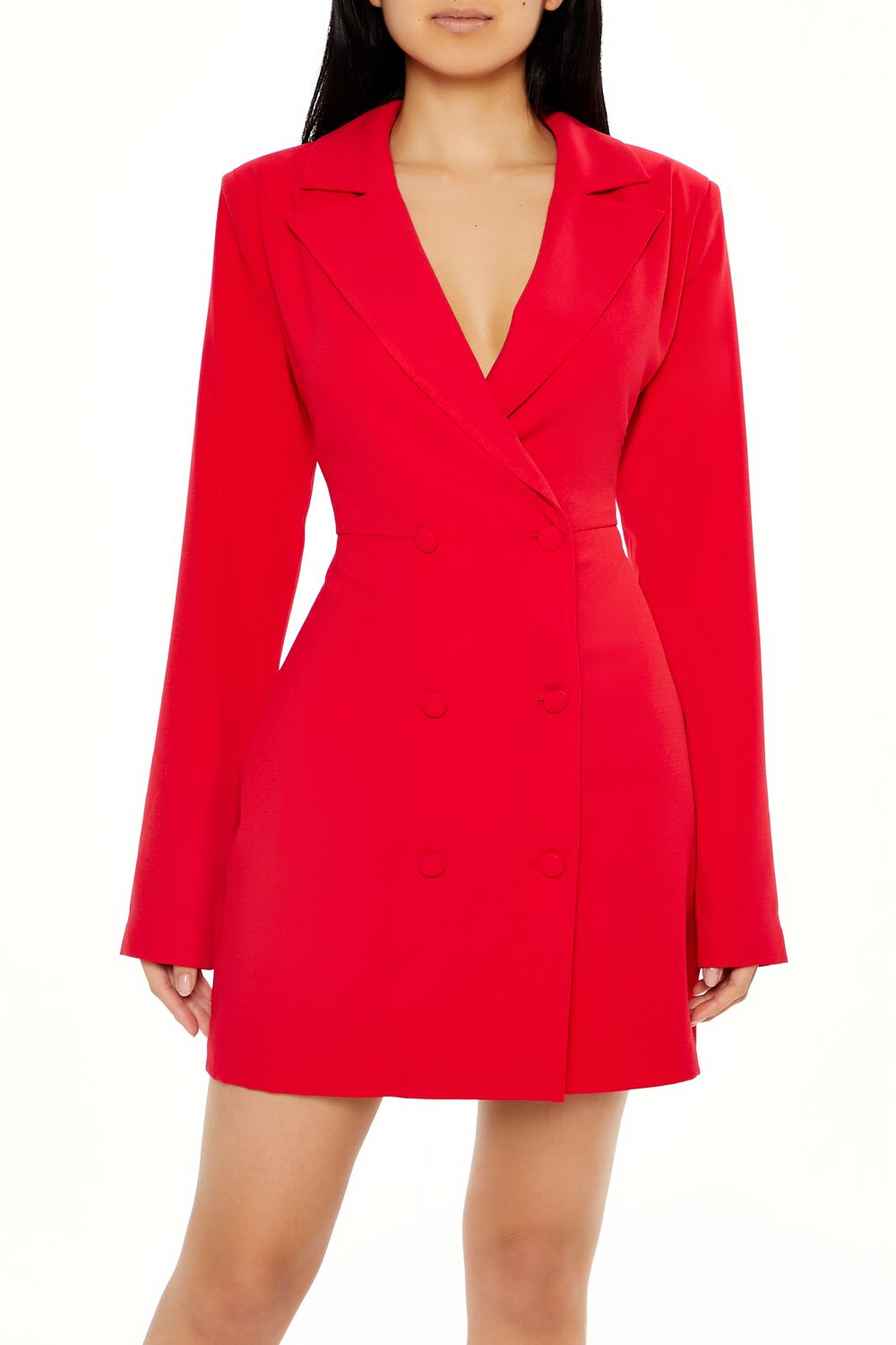 Double-Breasted Blazer Dress